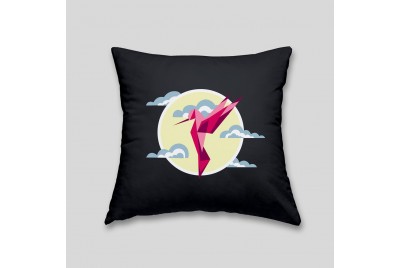 Coussin colibri